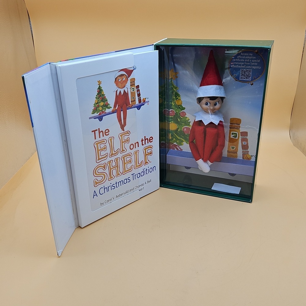 Elf On The Shelf - A Christmas Tradition Boxset - Boy - Blue Eyes NEW